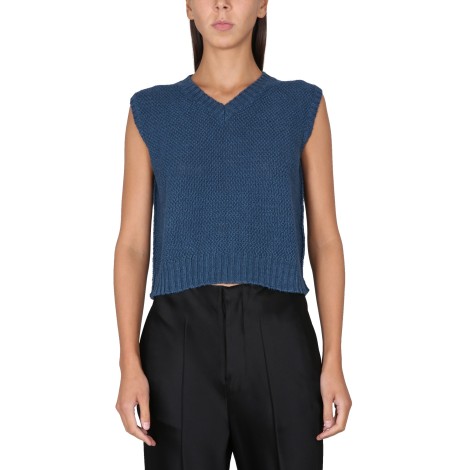 maison margiela basket stitch sweatshirt