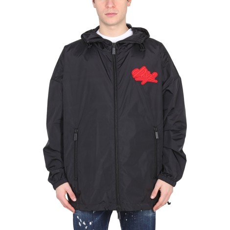 dsquared jacket with logo patch