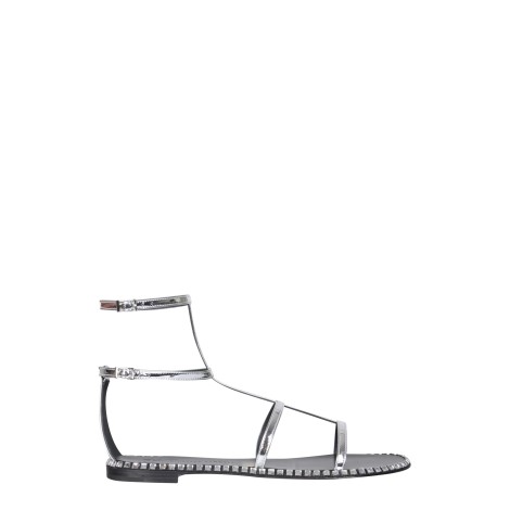 giuseppe zanotti flat gladiator sandals