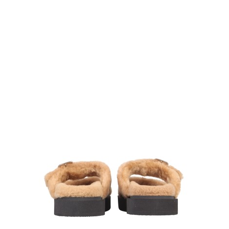 giuseppe zanotti shearling sandals