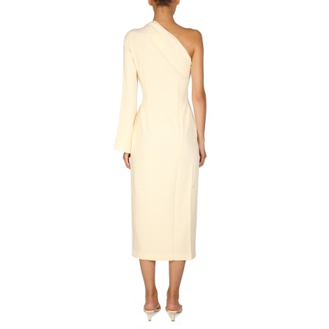 nanushka one-shoulder midi dress