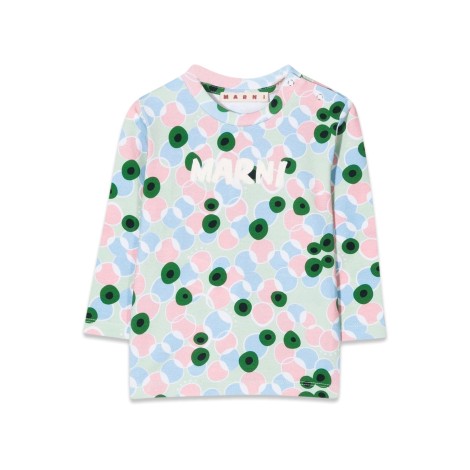 marni long sleeve patterned t-shirt