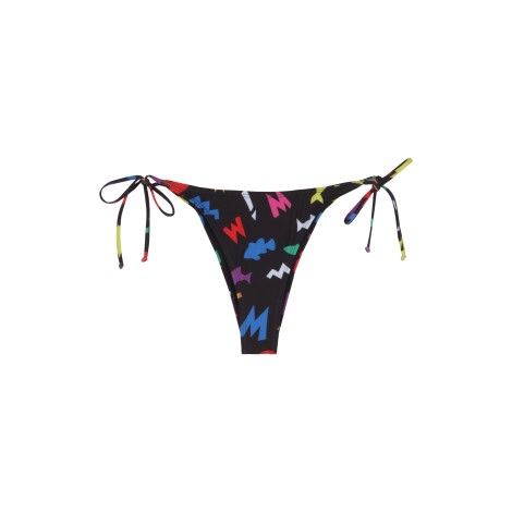 moschino all over print bikini briefs 