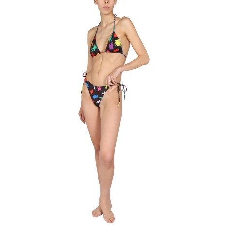 moschino all over print bikini briefs 