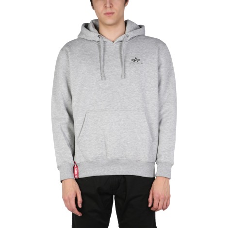 alpha industries sweatshirt with logo print