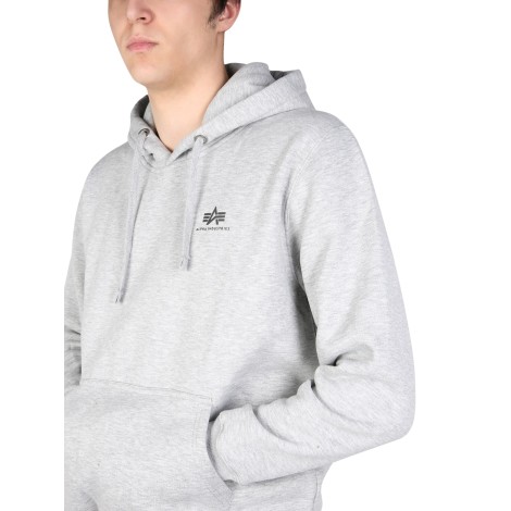 alpha industries sweatshirt with logo print