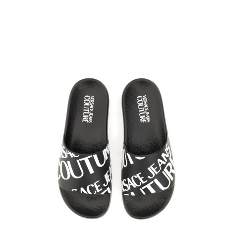 versace jeans couture slide sandal