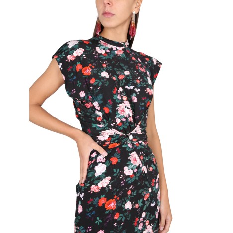 paco rabanne floral dress