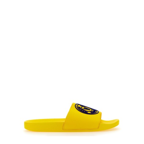 versace jeans couture slide sandal