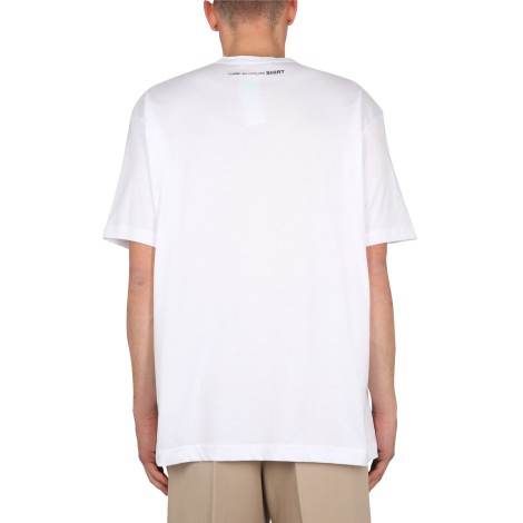 comme des garcons shirt t-shirt with logo