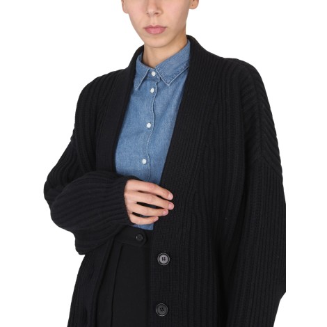 aspesi genderless maxi cardigan