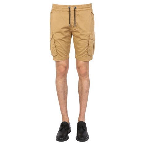 alpha industries twill bermuda shorts