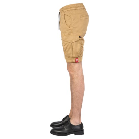 alpha industries twill bermuda shorts