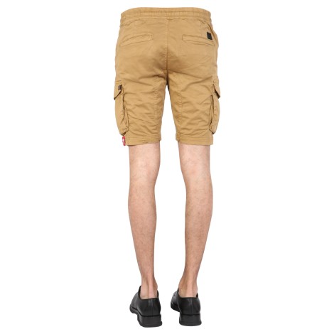 alpha industries twill bermuda shorts