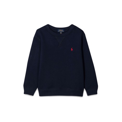 polo ralph lauren seasonal fleece-ls cn-tops-knit