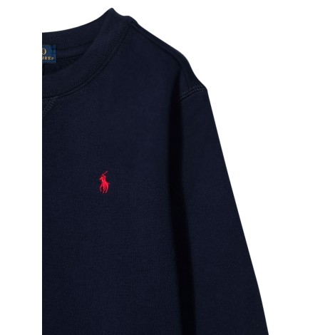 polo ralph lauren seasonal fleece-ls cn-tops-knit