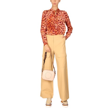 stella mccartney wide leg cargo pants