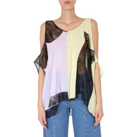 maison margiela colour block top