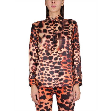 roberto cavalli animal print shirt