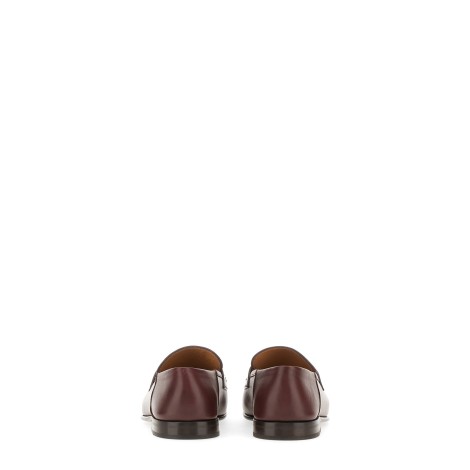 ferragamo moccasin with gancini ornament