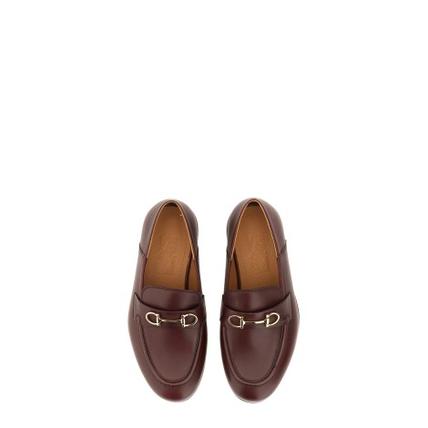 ferragamo moccasin with gancini ornament