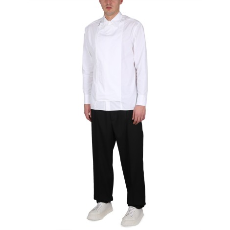 jil sander zippered shirt