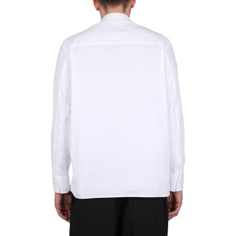 jil sander zippered shirt