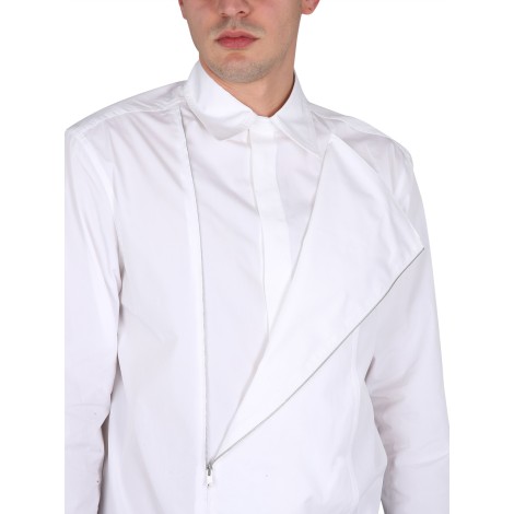 jil sander zippered shirt