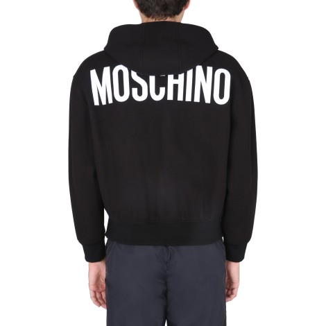 moschino jacket with logo