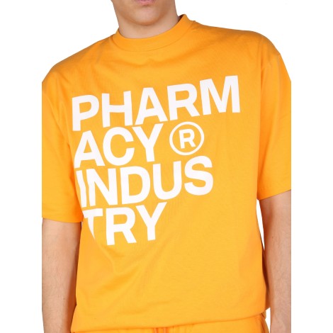 pharmacy industry logo print t-shirt