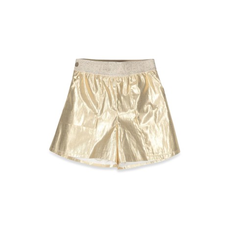 karl lagerfeld logoed elastic shorts