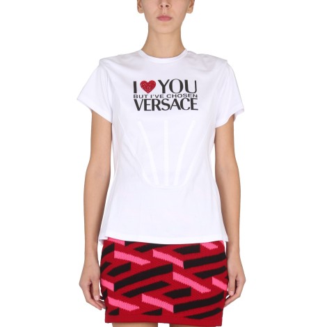 versace t shirt with logo