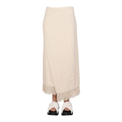 jil sander wallet skirt