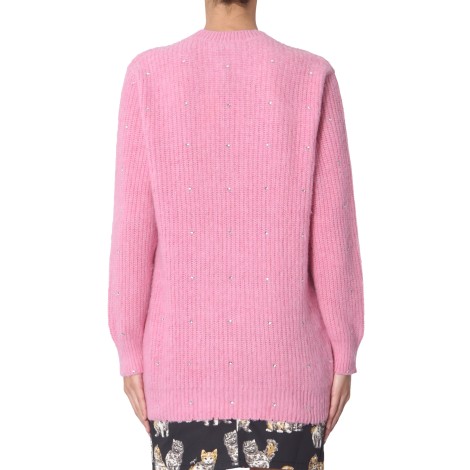 msgm crew neck sweater