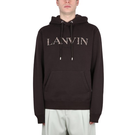 lanvin sweatshirt with logo