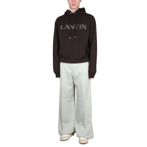 lanvin sweatshirt with logo