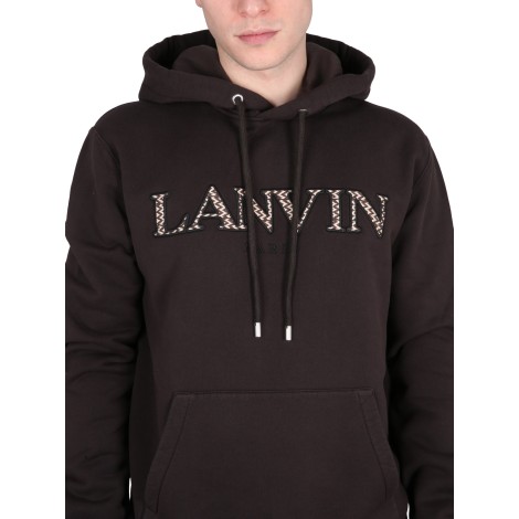 lanvin sweatshirt with logo