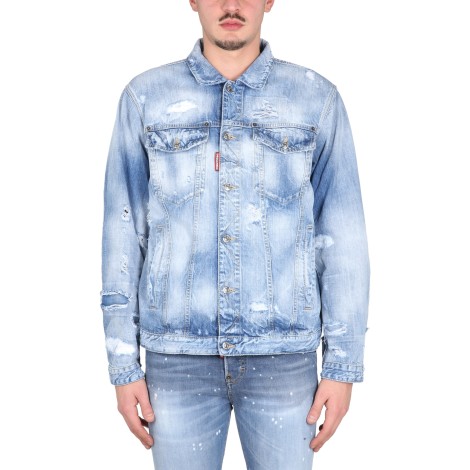 dsquared delave' denim jacket