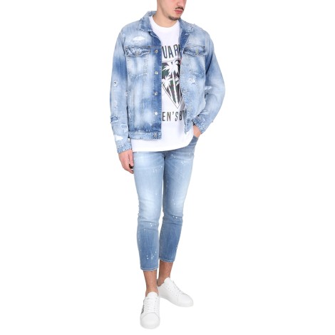 dsquared delave' denim jacket