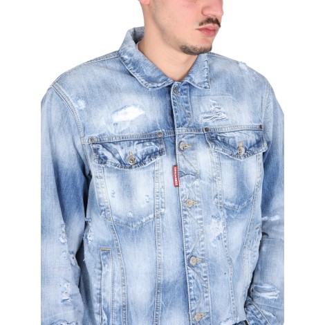 dsquared delave' denim jacket