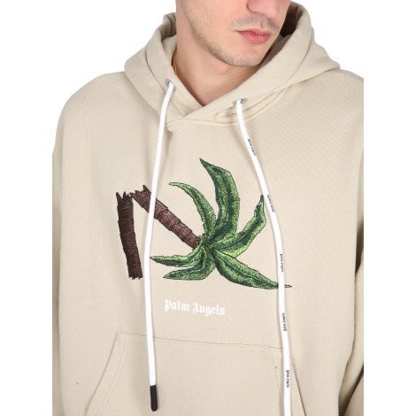 palm angels broken palm hoodie