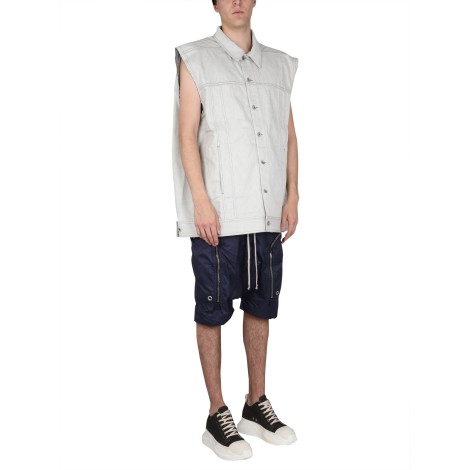 rick owens drkshdw bermuda with elastic