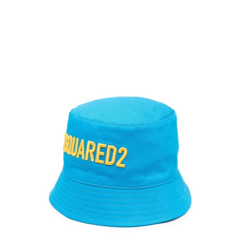 dsquared bucket hat embroidered logo