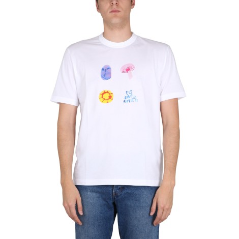 ps by paul smith logo print t-shirt