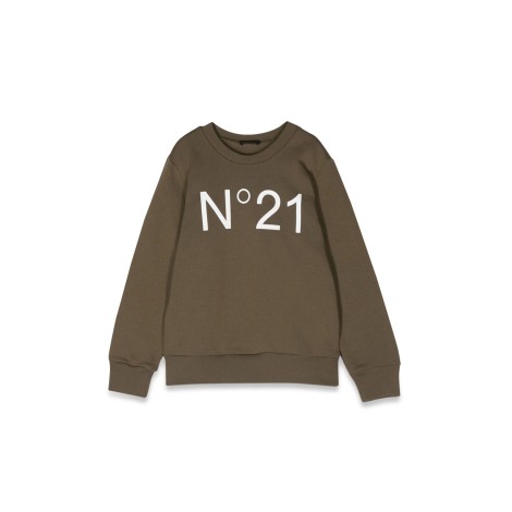 n°21 logo crewneck sweatshirt