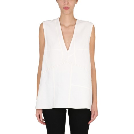 jil sander sleeveless top