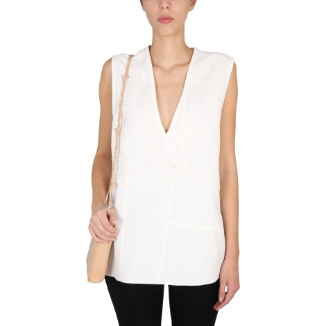 jil sander sleeveless top