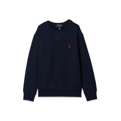 polo ralph lauren seasonal fleece-ls cn-tops-knit


