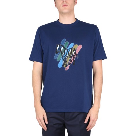 ps by paul smith zebra print t-shirt