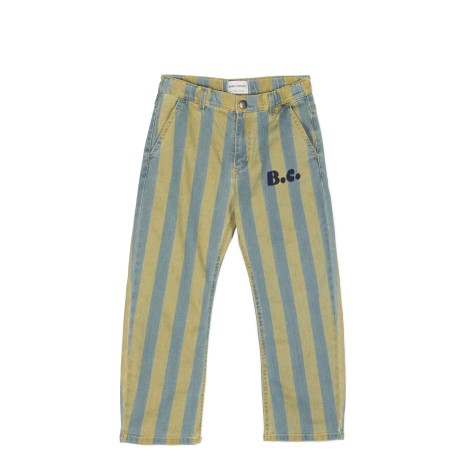 bobo choses vertical stripes denim pants